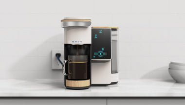 Bruvi Brewer with coffee mug