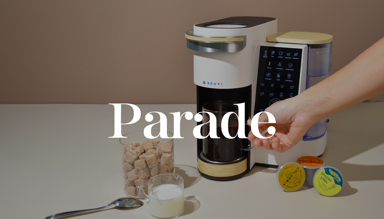 Bruvi Named Best Single-Serve Coffee Maker in Parade Household Superstar Awards
