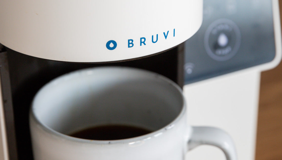 Bruvi brewer with mug