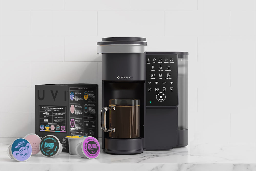 The Bruvi® Dark Roast Bundle in Black