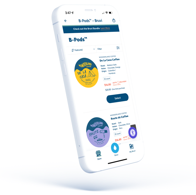 The Bruvi Mobile App
