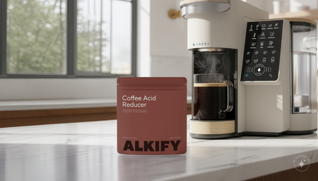 Your Coffee Doesn't Have to Hurt. Meet Alkify.