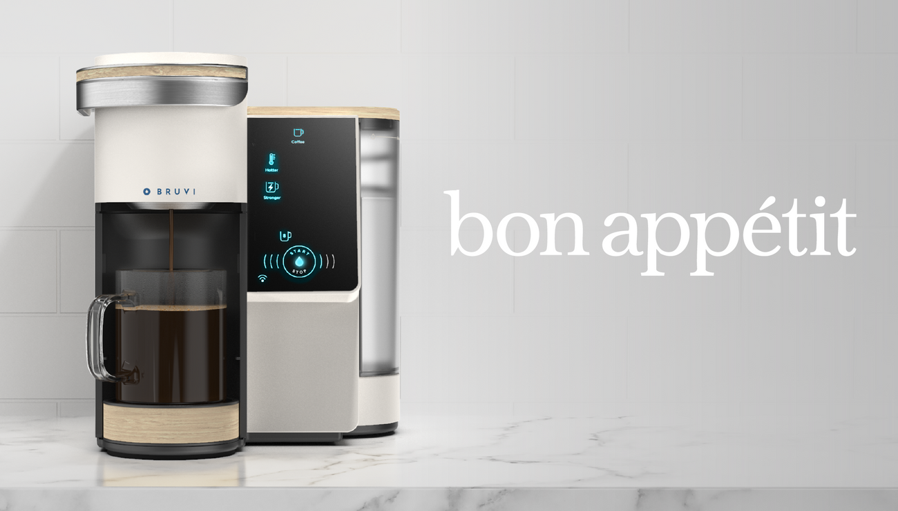Bruvi Featured in Bon Appetit “The Best Coffee Makers We’re Buzzing About Right Now
