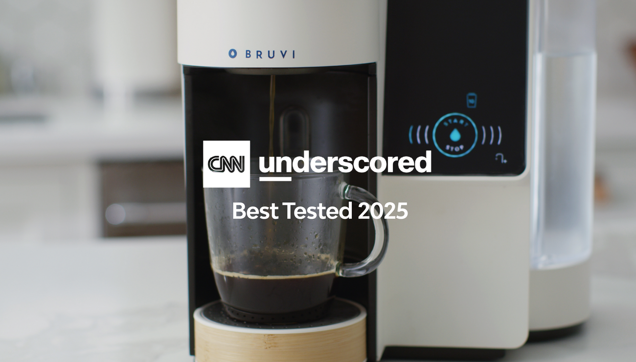 CNN Underscored Selects Bruvi as Best Single-Serve Coffee Maker, Best Tested 2025