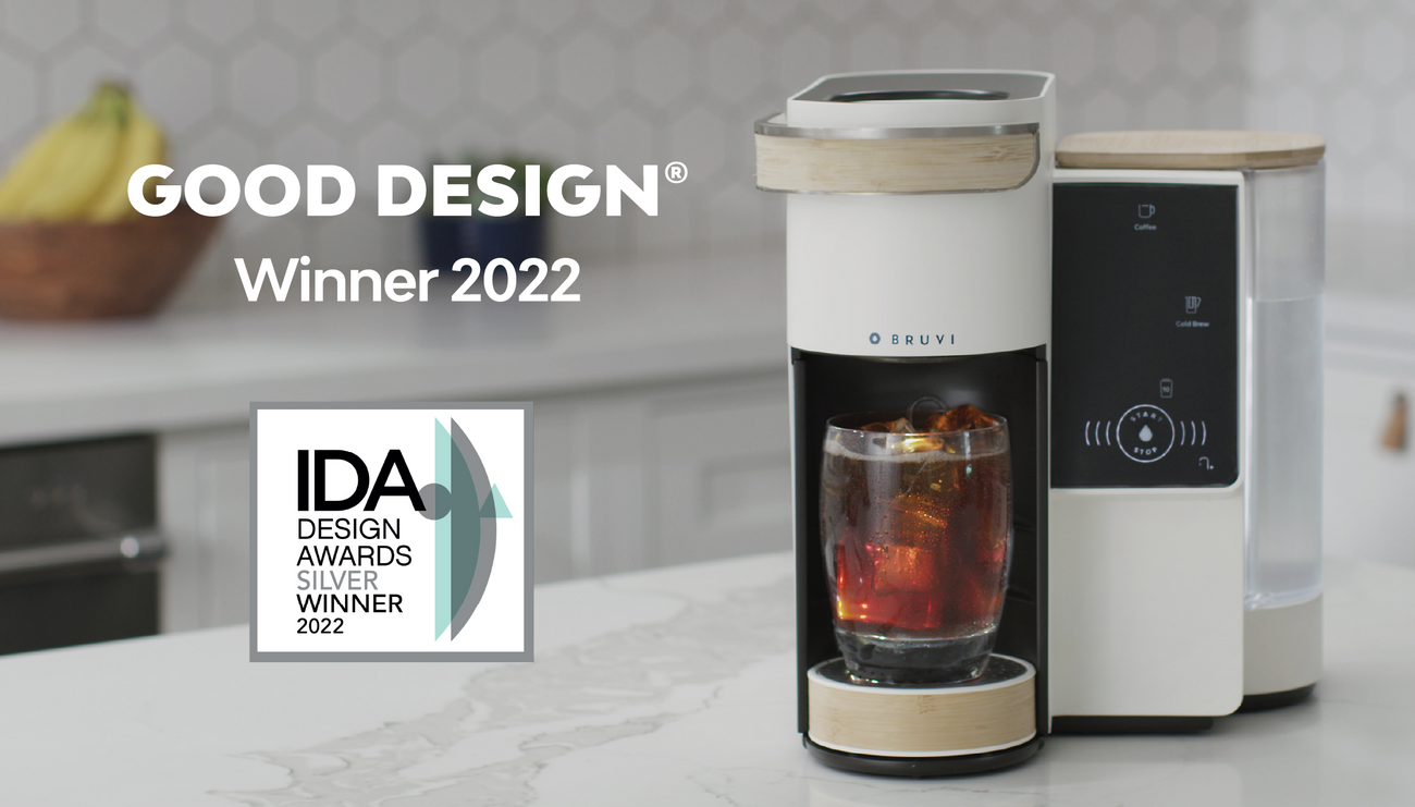 Bruvi Wins Two Prestigious Design Awards: 2022 Good Design Award and Silver IDA