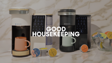 Good Housekeeping Tested Bruvi for a Year: “Here’s Why Its One of the Best Single-Serve Coffee Makers”