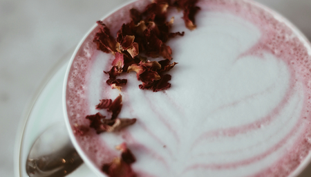 Mother’s Day Brunch Coffee Recipes with Rose Petal Flavored Sugar Cubes