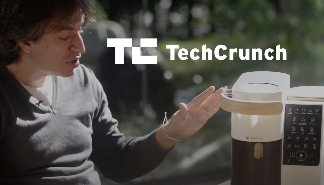 Tech Crunch interviews Bruvi Co-Founder Mel Elias about our breakthrough bio-enzyme infused, more eco friendly coffee pods.