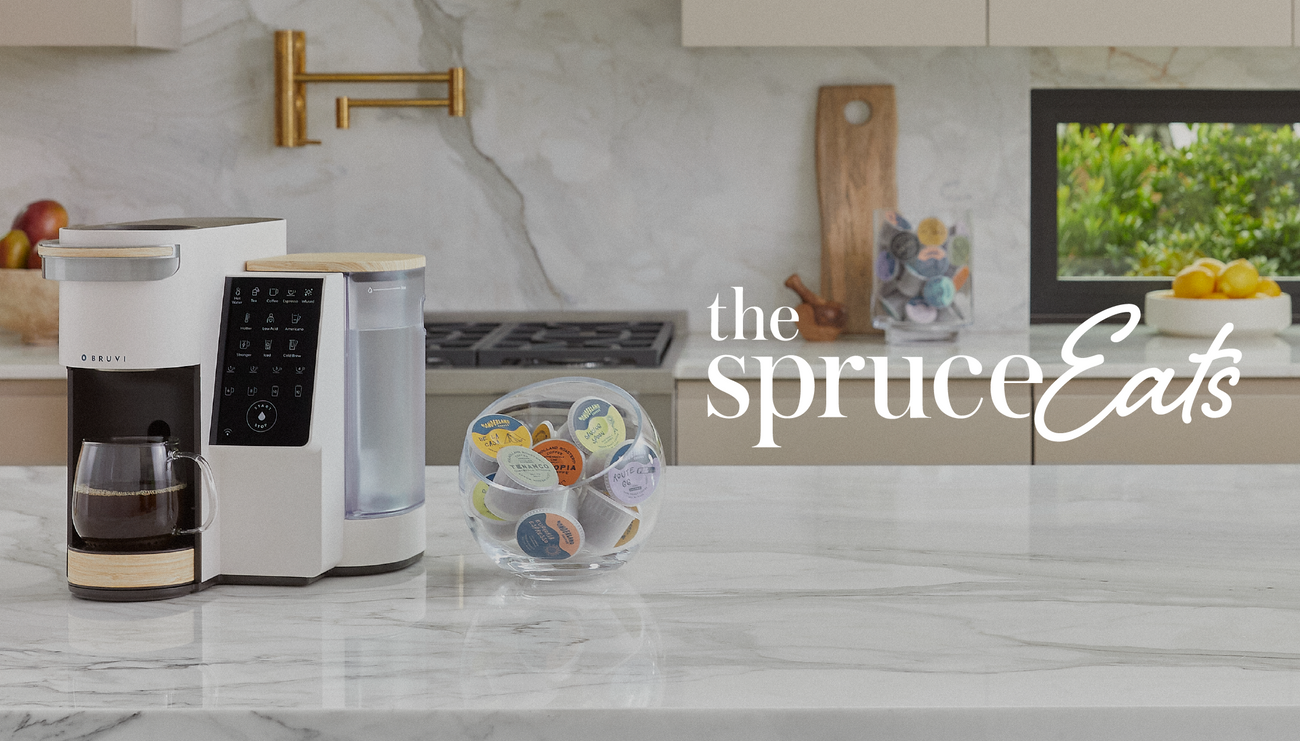 Bruvi included by The Spruce Eats in their Top Picks for Coffee and Espresso Machine Combos