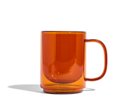 Cove 12oz Glass Mug - Set of 2 - Amber