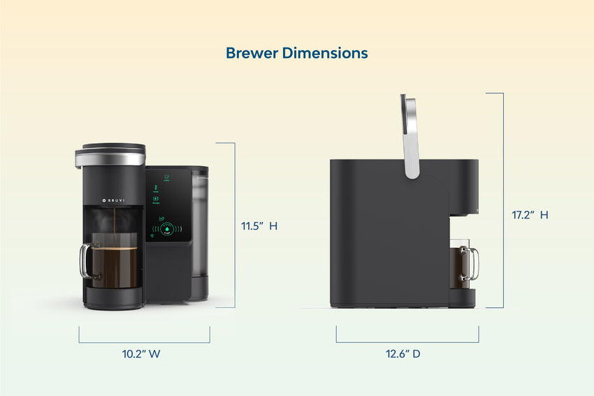 Bruvi® BV-03 Black Brewer