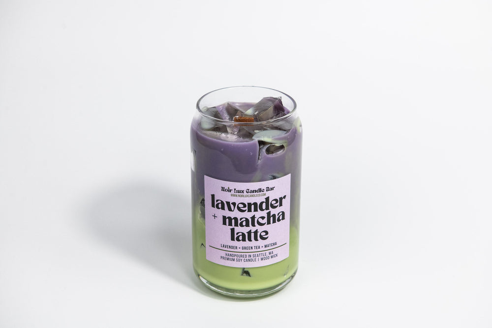 Iced Lavender Matcha Latte Candle