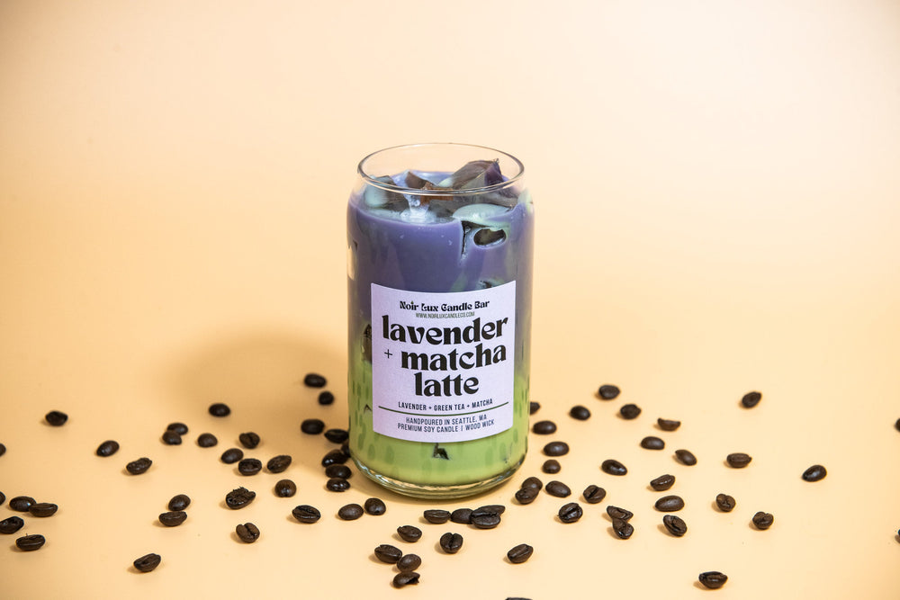 Iced Lavender Matcha Latte Candle