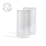 16oz Cove Clear Pint Glasses- Set of 2