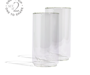 16oz Cove Clear Pint Glasses- Set of 2