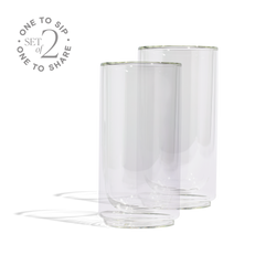 16oz Cove Clear Pint Glasses- Set of 2