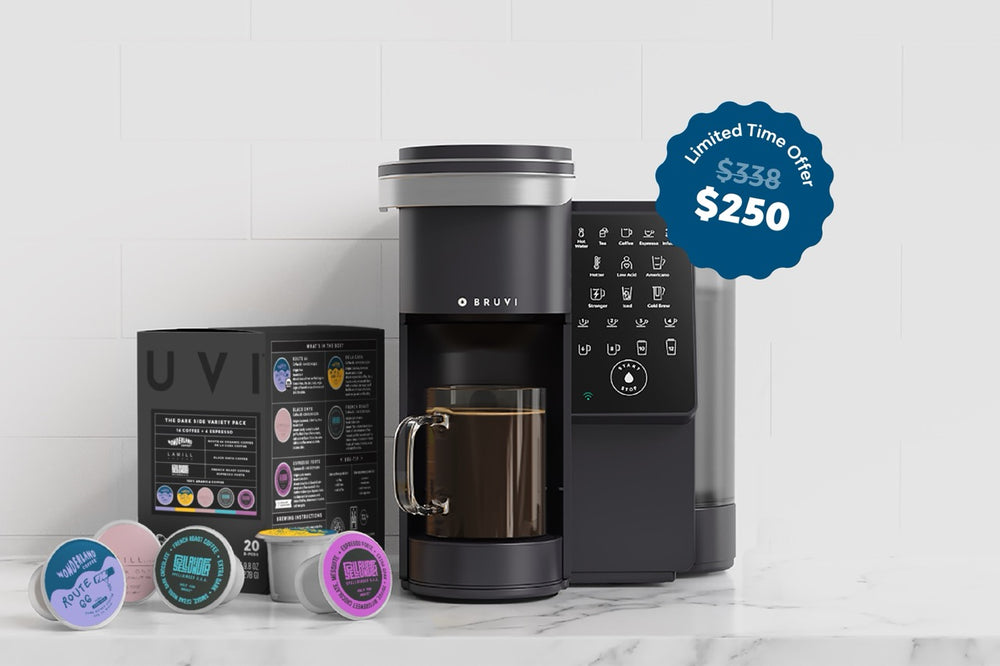 The Bruvi® Dark Roast Bundle in Black