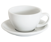 10oz Egg Cafe Latte Cup and Saucer - Original Colors