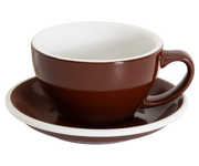 10oz Egg Cafe Latte Cup and Saucer - Original Colors