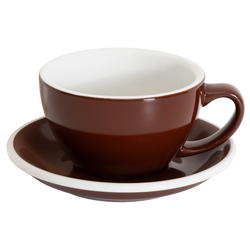 10oz Egg Cafe Latte Cup and Saucer - Original Colors