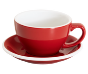 10oz Egg Cafe Latte Cup and Saucer - Original Colors