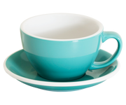 10oz Egg Cafe Latte Cup and Saucer - Original Colors