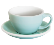 10oz Egg Cafe Latte Cup and Saucer - Original Colors
