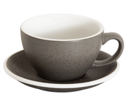 10oz Egg Cafe Latte Cup and Saucer - Potters Colors