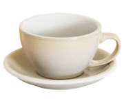 10oz Egg Cafe Latte Cup and Saucer - Potters Colors