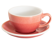 10oz Egg Cafe Latte Cup and Saucer - Potters Colors