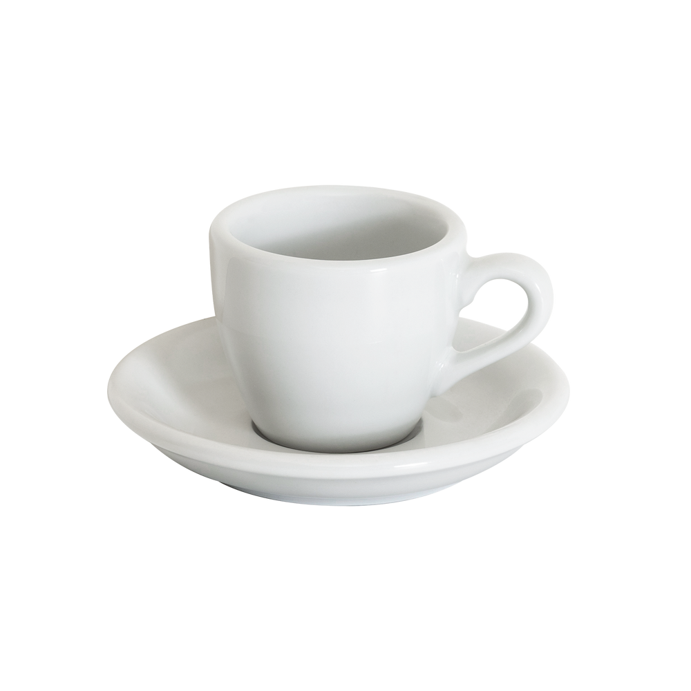 2.5oz Egg Espresso Cup and Saucer - Original Colors