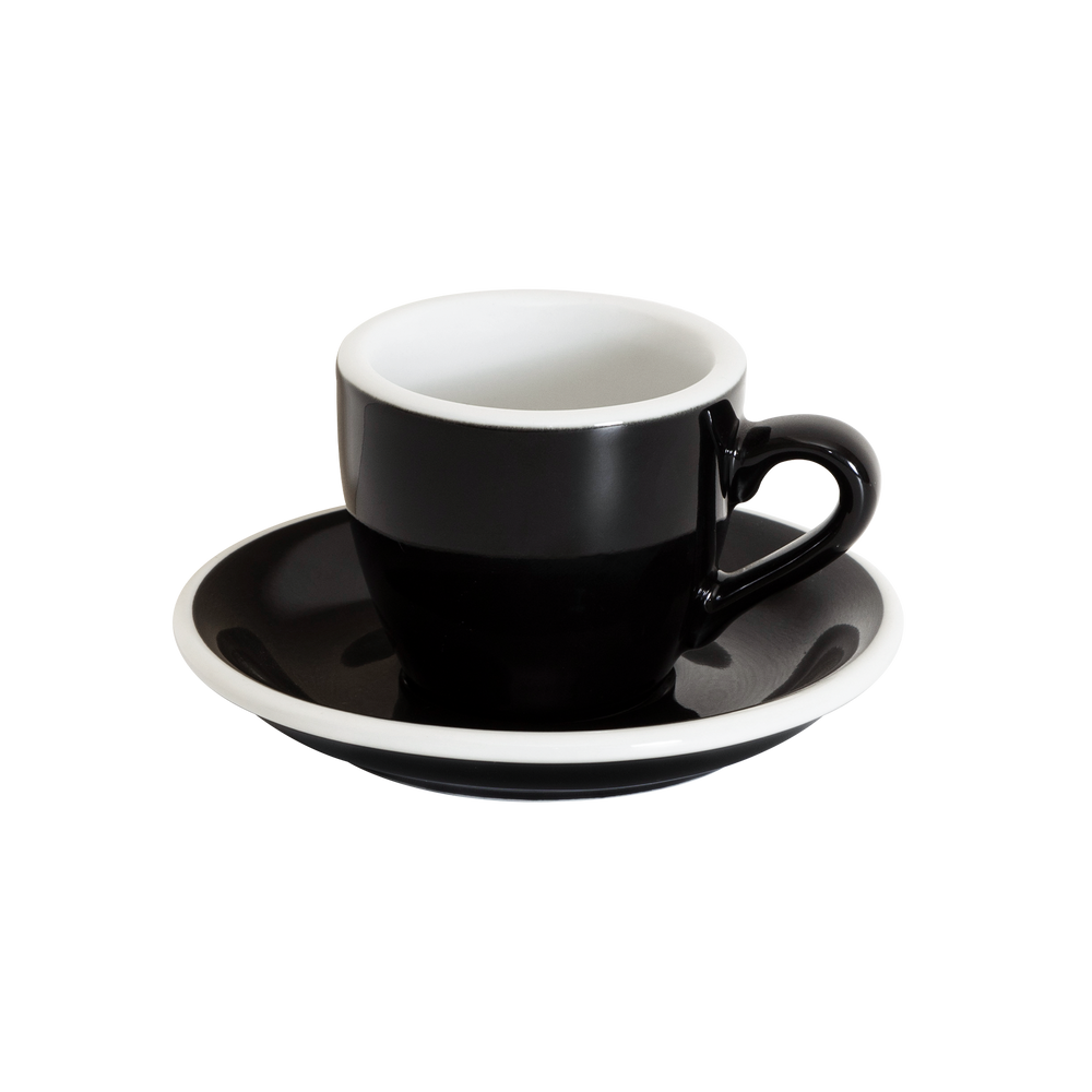 2.5oz Egg Espresso Cup and Saucer - Original Colors