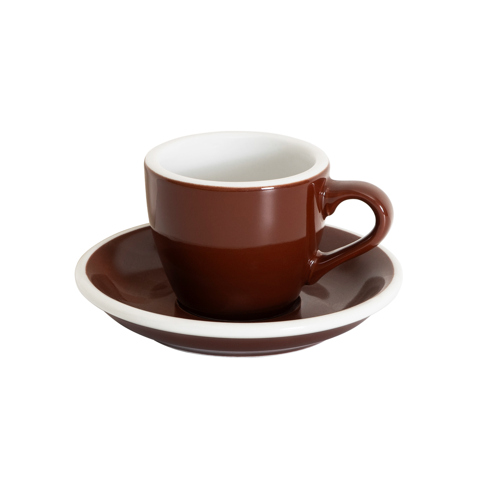 2.5oz Egg Espresso Cup and Saucer - Original Colors