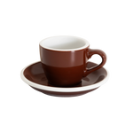 2.5oz Egg Espresso Cup and Saucer - Original Colors