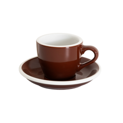 2.5oz Egg Espresso Cup and Saucer - Original Colors