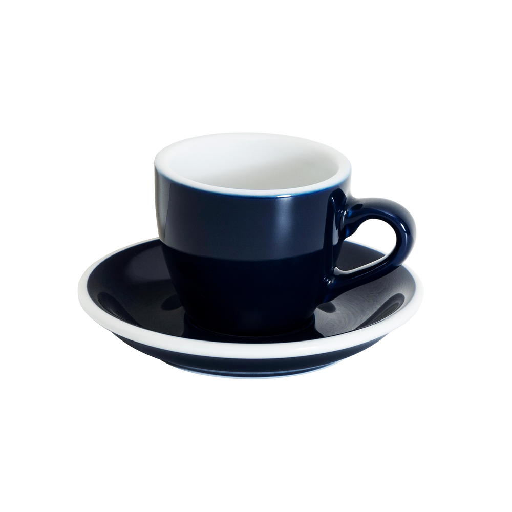 2.5oz Egg Espresso Cup and Saucer - Original Colors