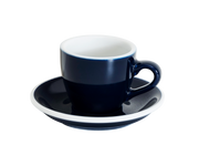 2.5oz Egg Espresso Cup and Saucer - Original Colors