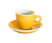 2.5oz Egg Espresso Cup and Saucer - Original Colors