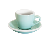 2.5oz Egg Espresso Cup and Saucer - Original Colors