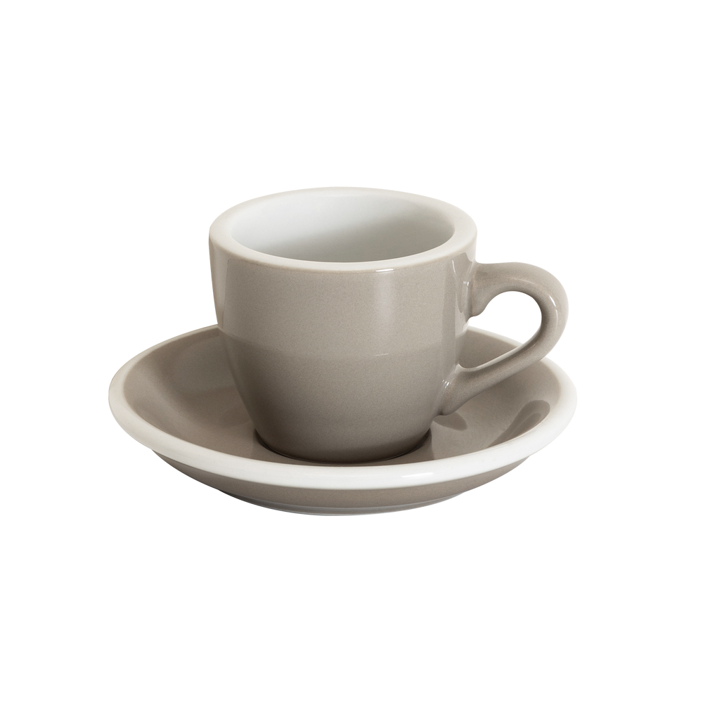 2.5oz Egg Espresso Cup and Saucer - Original Colors