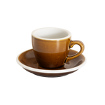 2.5oz Egg Espresso Cup and Saucer - Potters Colors