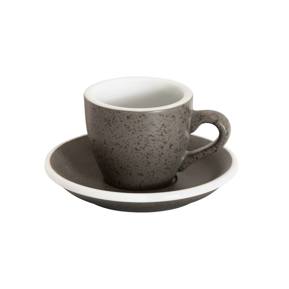 2.5oz Egg Espresso Cup and Saucer - Potters Colors