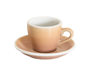 2.5oz Egg Espresso Cup and Saucer - Potters Colors