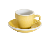 2.5oz Egg Espresso Cup and Saucer - Potters Colors