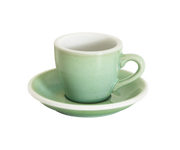 2.5oz Egg Espresso Cup and Saucer - Potters Colors