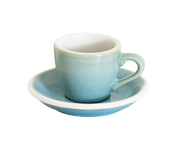 2.5oz Egg Espresso Cup and Saucer - Potters Colors