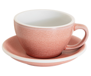 10oz Egg Cafe Latte Cup and Saucer - Mineral Colors