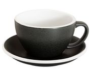10oz Egg Cafe Latte Cup and Saucer - Mineral Colors