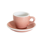 2.5oz Egg Espresso Cup and Saucer - Mineral Colors Collection