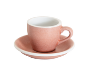2.5oz Egg Espresso Cup and Saucer - Mineral Colors Collection
